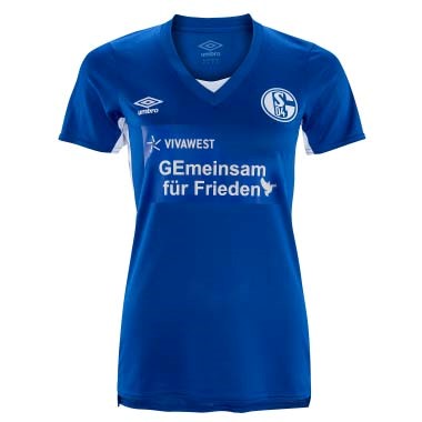 Camiseta Schalke 04 1ª Kit Mujer 2022 2023